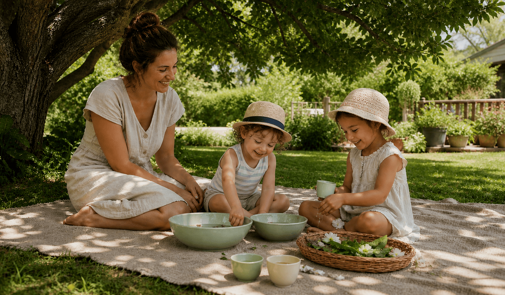 36 einfache Sommer Spiele für Kinder im Schatten