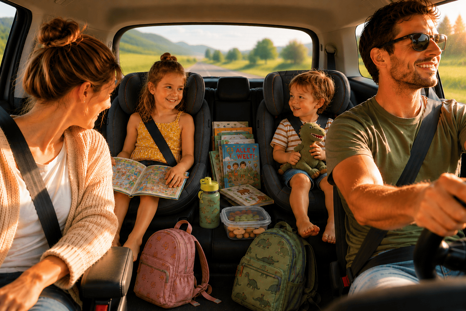 Lange Autofahrt mit Kindern: Tipps und Tricks für eine entspannte Reise + 15 Beschäftigungsideen