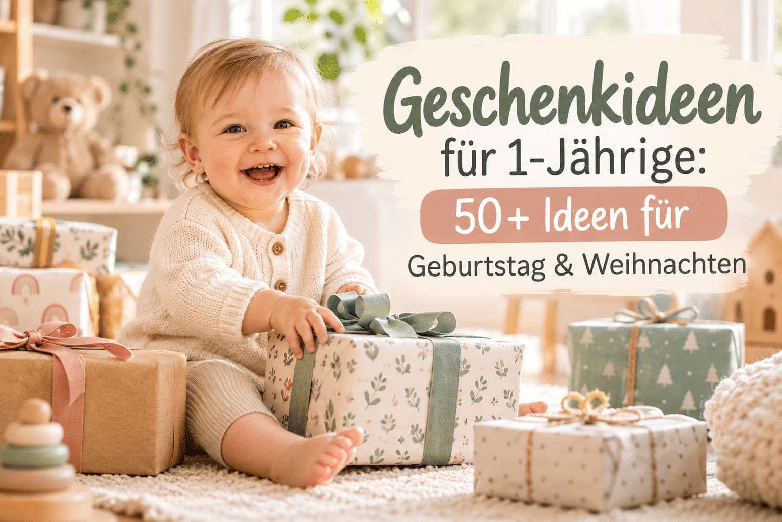 Geschenkideen für 1-Jährige: 50+ Ideen für Geburtstag & Weihnachten