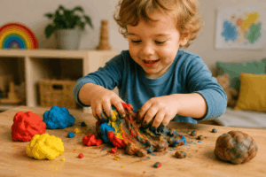 Knete selber machen: Einfaches Rezept + 15 kreative Spielideen für Kinder knete mischen
